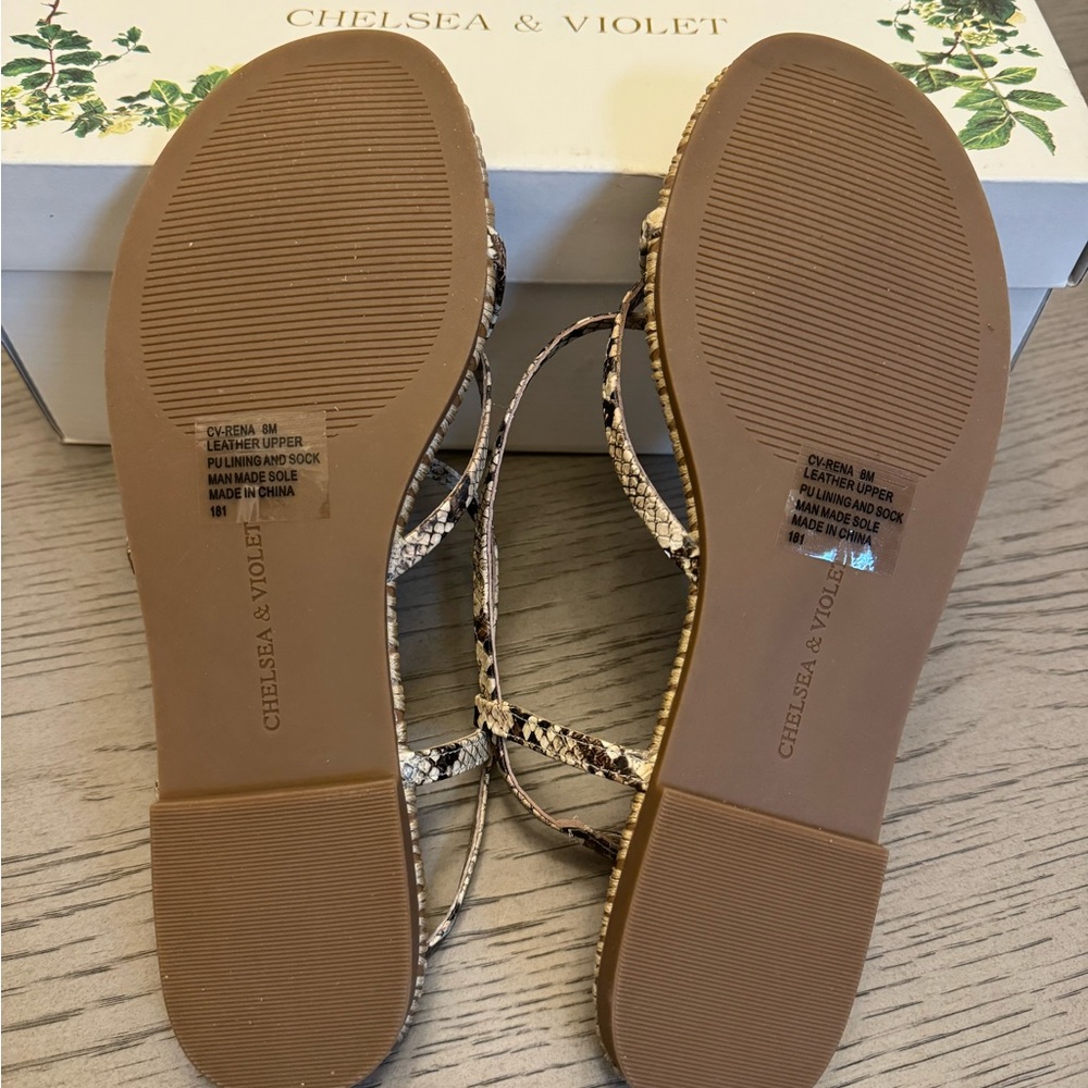 Chelsea and Violet sandals NIB - Picture 2 of 3